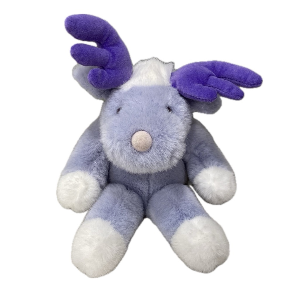 Rare Vintage Gund Plush Purple Moose “Tooki” | 1989 *MINT*